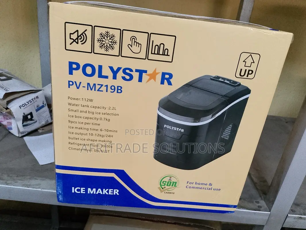 Fast Efficient 2.2l Capacity Polystar Ice-Maker