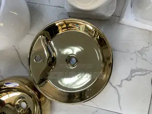 Ceramic Golden Countertop / Pedicure Basin With Tap Whole