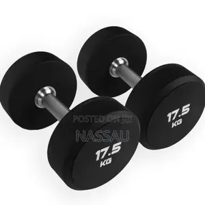 Pair of Round Commercial Dumbbell 17.5kg
