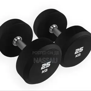 Pair of Round Commercial Dumbbell 25kg