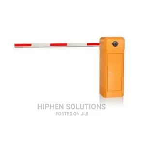 6m Yellow Automatic Boom Barrier Car Parking Access Control