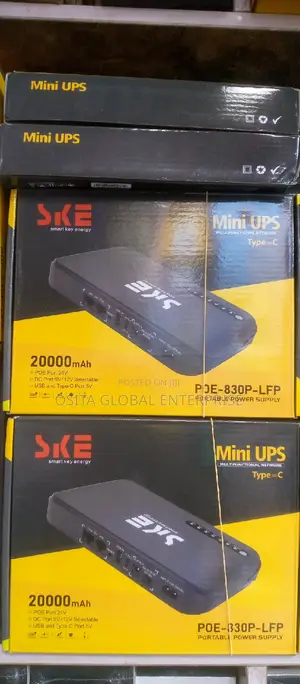 20000mah Ske Mini Ups -Type C With Poe-830p-LFP