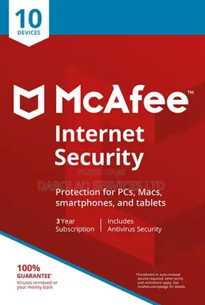 McAfee Internet Security 10 Devices 3 Year