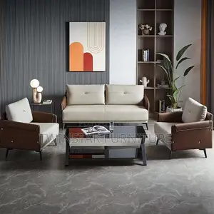 New Modern Luxury Leather 5 Seaters Chair