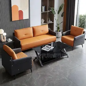 New Modern Luxury Leather 5 Seaters Chair