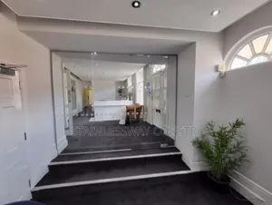 Modern Glass Partition for Workspace