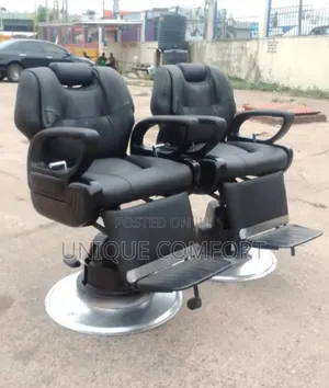 Imported Executive Salon Rolling Recliner Barber Chair