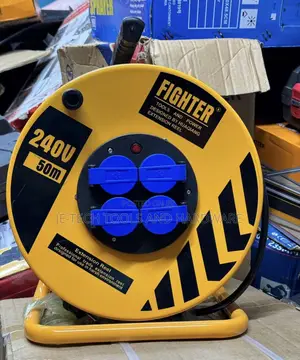 Heavy Duty 50m Fighter Tools and Power Extension Reel 2.5mm