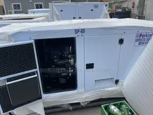 Heavy-duty England Perkins Soundproof Diesel Generator 80kva