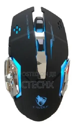 Wireless Gaming Mouse Led RGB Backlight USB Rechargeable
