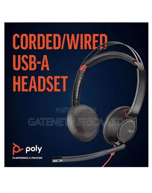 Hp Poly 5220 Wired Headset for Pc/Mac, Mobile via Usb-C