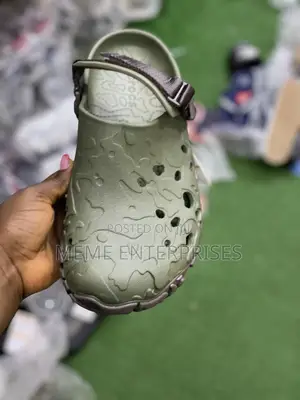 Solid Crocs.