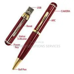 Pen Camera for Home Security or Classroom Study Black