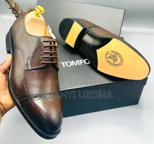 Tomford Leather Brown Corporate Shoe