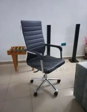 Adjustable Swivel Black Chair