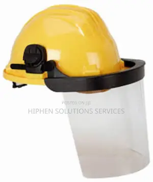 Yellow Plastic Face Shield
