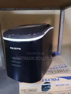 Powerful Black Polystar Ice-Maker