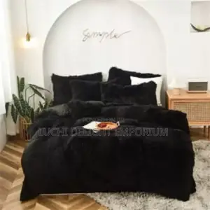 Bedding Collection Fur Duvet - Bedsheet and 4 Pillow Cases