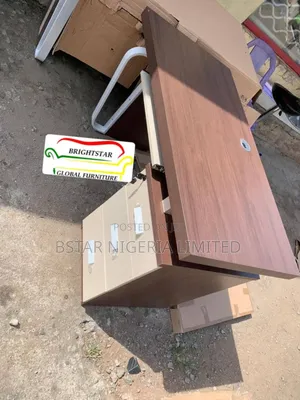 Modern Wooden Office Desk With Storage Drawers