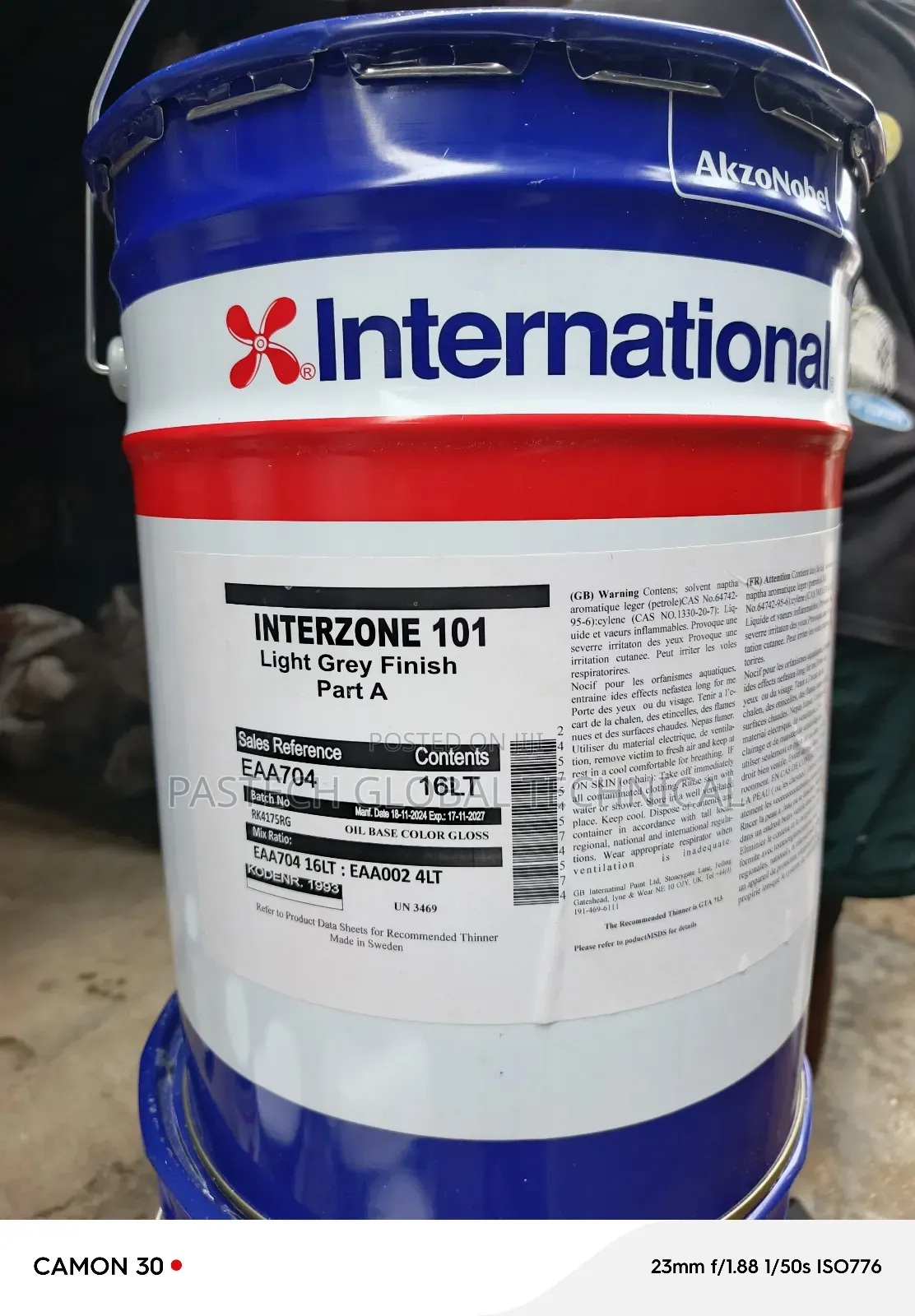 Interzone 101 Light Grey Finish (Two Component)
