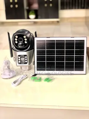V380pro Solar Camera Dual Lens 4g