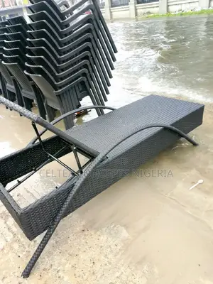 Poolside Bed With Side Stool