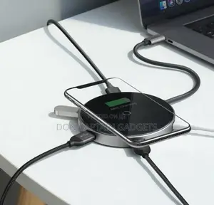 Baseus Type C Hub Circular Mirror Wireless Charger Hub