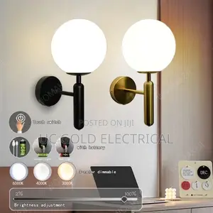 Nordic Dimming Wall Light Gold/Black