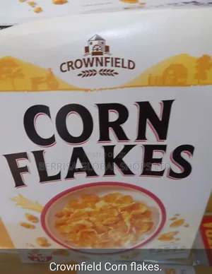 1 Carton Foreign Crownfield Cornflakes by 8