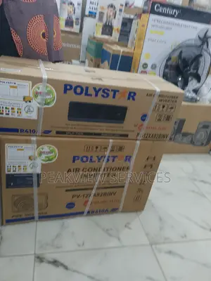 Cool Your Space in Style - Polystar Black 1.5hp Inverter Ac