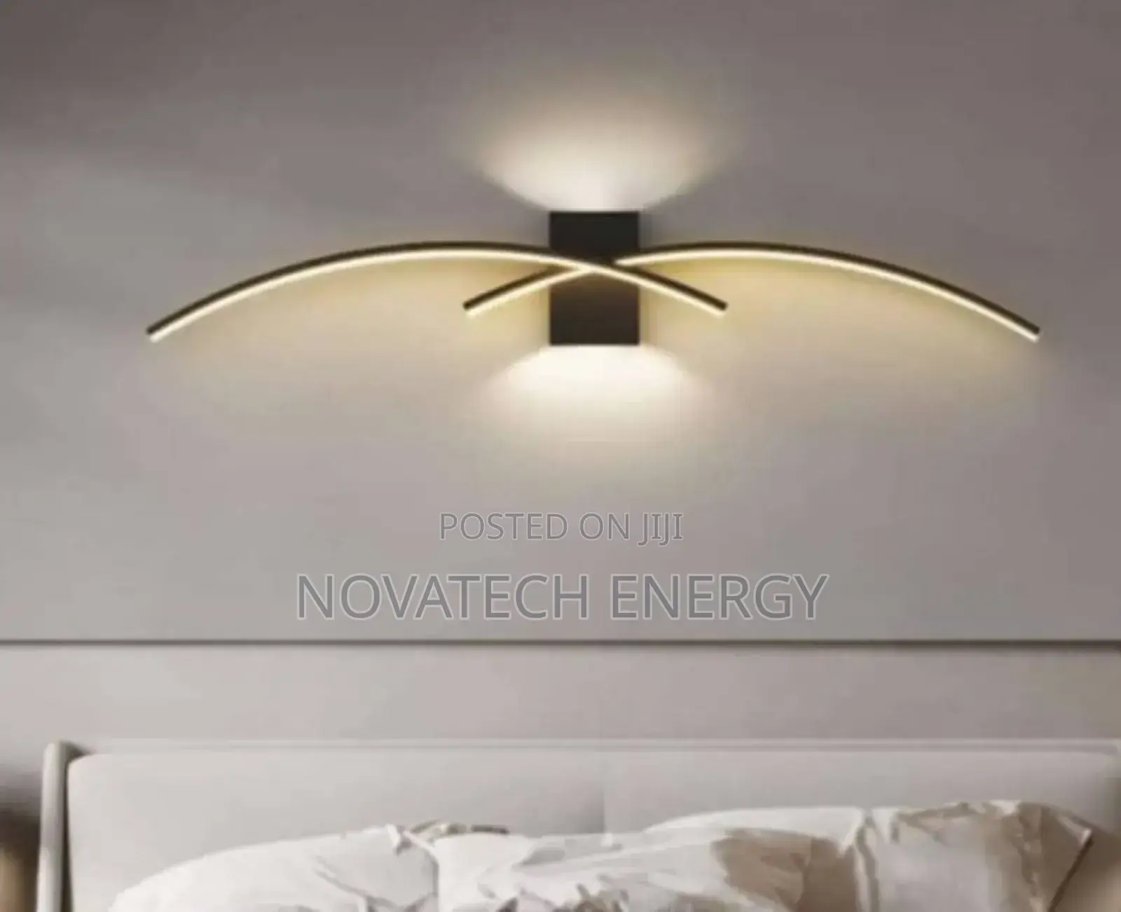 Simple Design Black Wall Lamp Light, Led