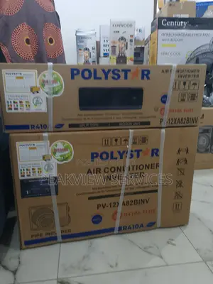 Premium Polystar 1.5hp Inverter Ac (Black) - Low Power,