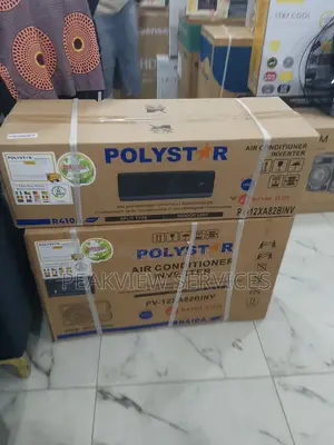 Enjoy Steady Cooling With Polystar (Black) 1.5hp Inverter Ac