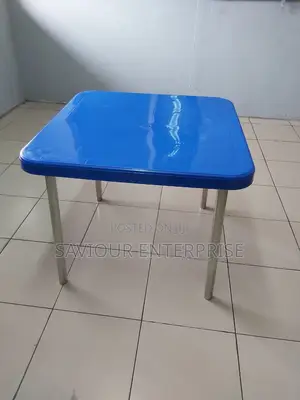 Iron Leg Plastic Table