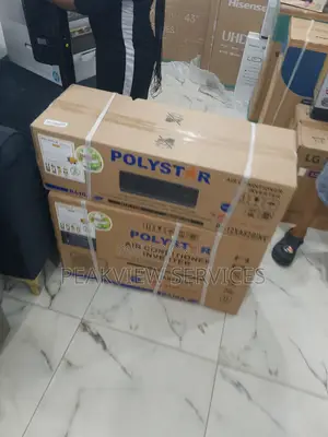 Polystar 1.5hp Black Ac - Inverter With Strong Cooling Power