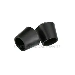 Black Rubber Round Leg