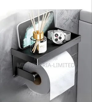 Toilet Paper Holder - Stainless Steel Bathroom Tissue Holder