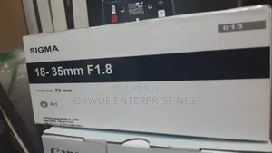 This Is Sigma Lens 18 - 35mm Ef Mount