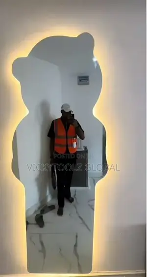 Mirror With Light (Curved)