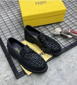 Fendi Patterned Flat Shoes