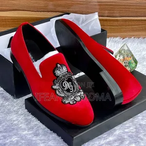 Exclusive Red Color Suede Luxury Shoe