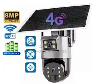 Ubox 4mp Dual Lens 4x Solar Powered Camera 4g