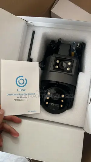 Ubox 4mp Dual Lens 4x Solar Powered Camera 4g