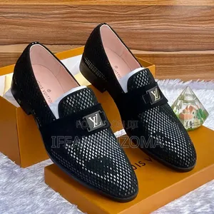 Exclusive Louis Vuitton Black Luxury Shoe