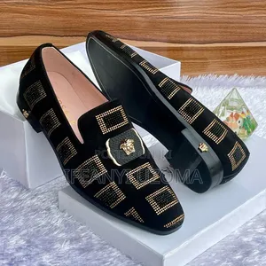 Exclusive Versace Black Luxury Shoe