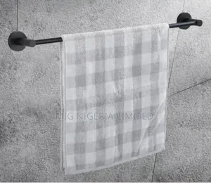 Black Single Towel Rail Bathroom,Toilet Hanger