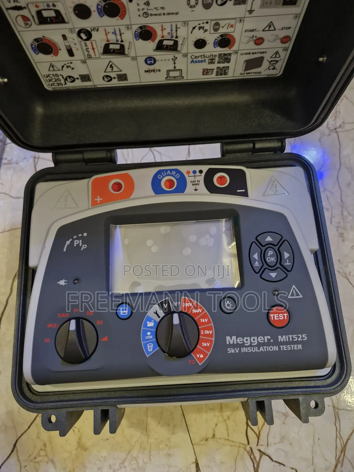Megger Mit525 5kv Insulation Resistance Tester