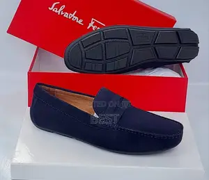 High Quality Salvatore Ferragamo Suede Flat Shoes