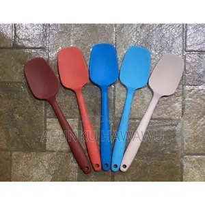 Heat Resistance Silicon Spatula Spoon Colour Varies