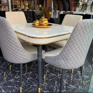 Marble Top Dinning Table and Chairs